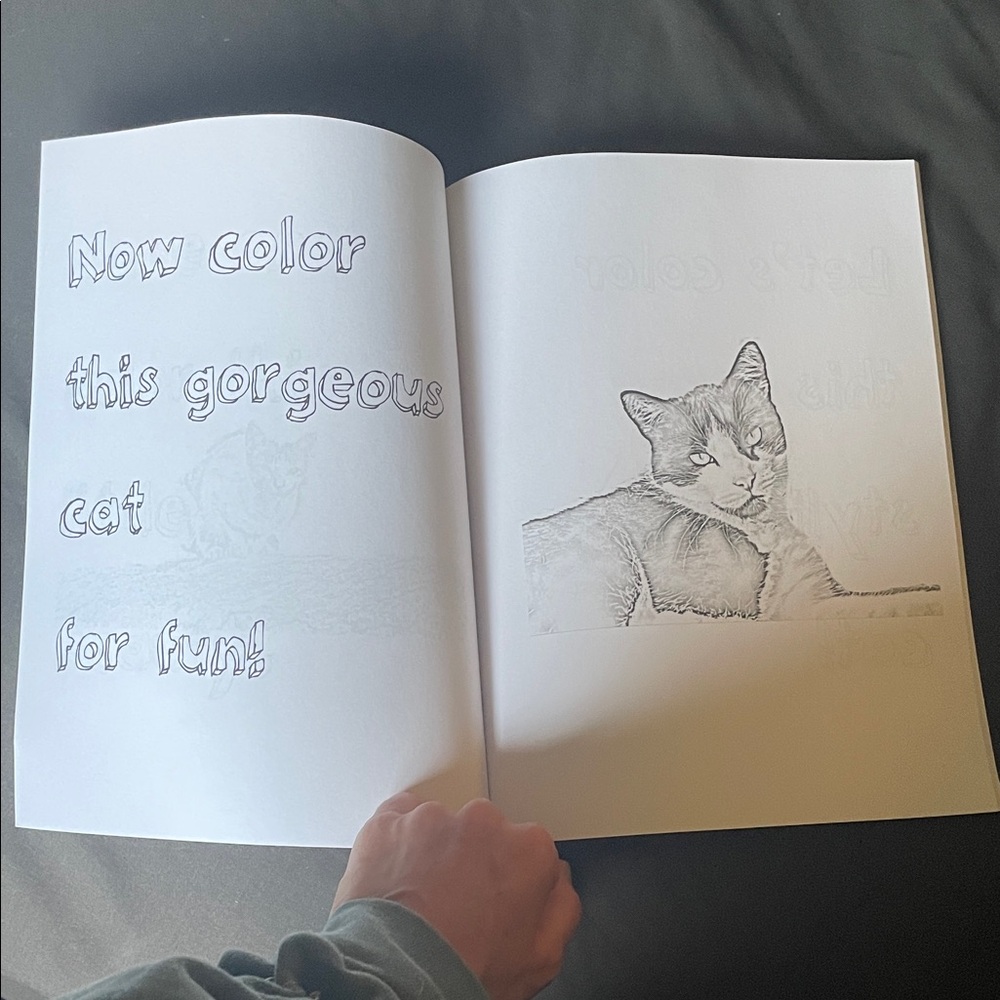 * FREE Adult Coloring Book for Cat Lovers with purchase - Picture 2 of 4